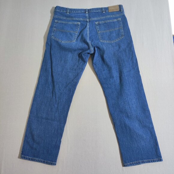 Denver Hayes Flextech Relaxed Fit jeans men's size 38/30 ink blue colour - Picture 3 of 14